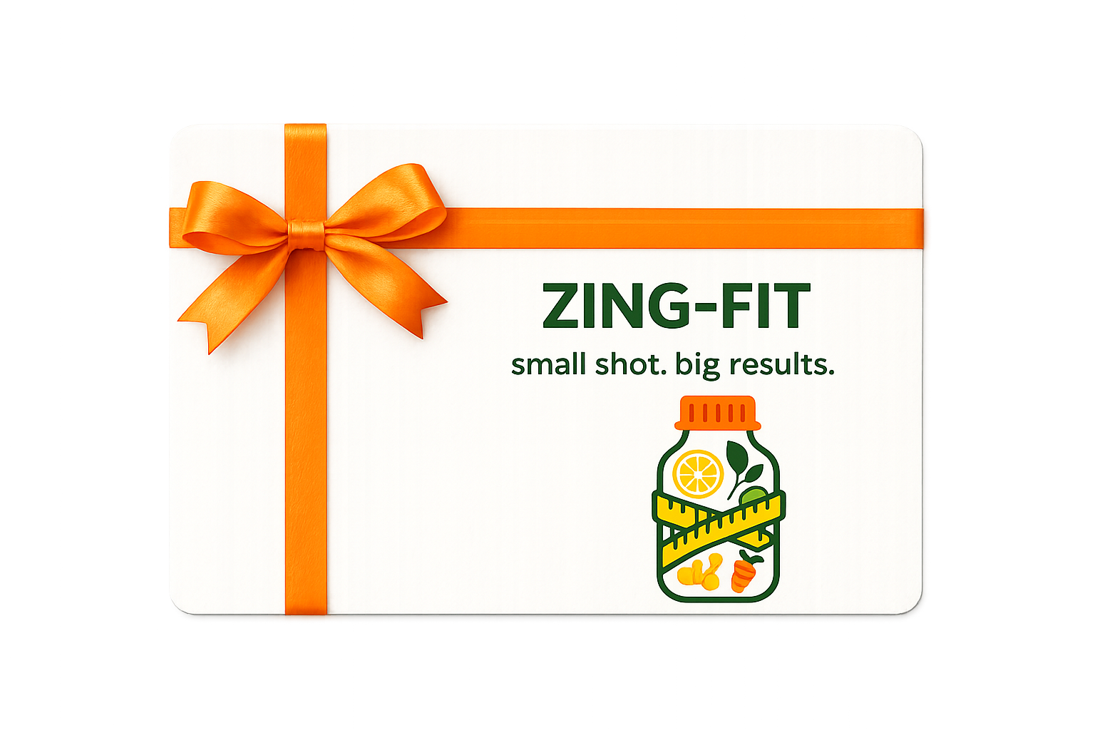 Zing-fit gift card